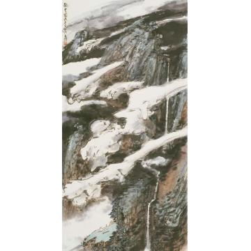 吴悦石国画山水观云图字画之家