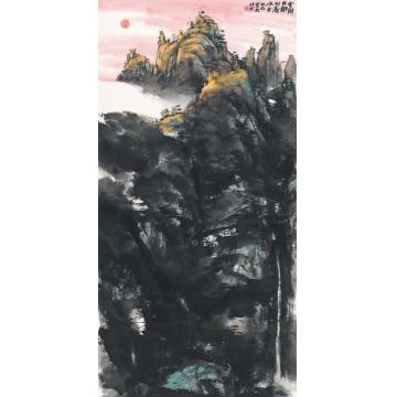 吴悦石国画山水云开日朗山高水长（二）字画之家