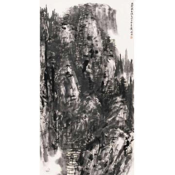 吴悦石国画山水锦绣江山图字画之家