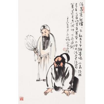 王永瑞国画人物诸葛亮新传字画之家