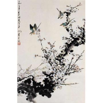 田雨霖国画花鸟报春图字画之家