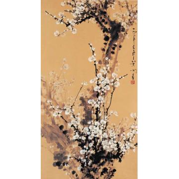 田雨霖国画花鸟香满枝柯月满庭字画之家