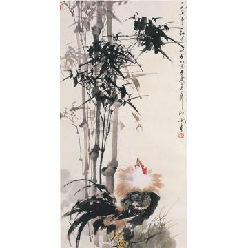 田雨霖国画花鸟雄风图字画之家