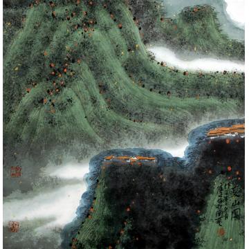 庄利经国画山水下山图字画之家
