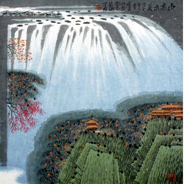 庄利经国画山水山高水长字画之家