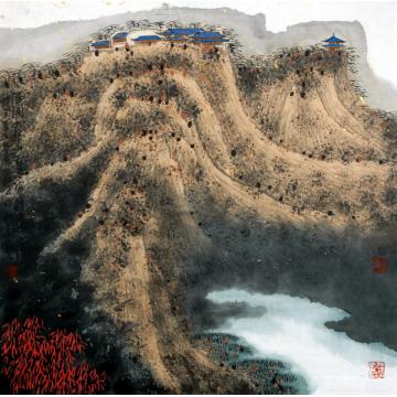 庄利经国画山水百岁宫字画之家