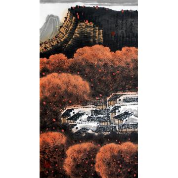 庄利经国画山水秋山幽居字画之家