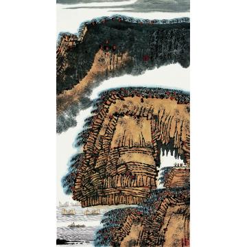 庄利经国画山水西陵峡三游洞胜境字画之家
