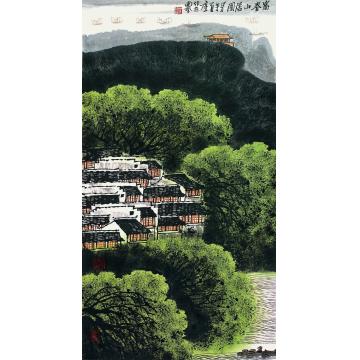 庄利经国画山水富春山居图字画之家