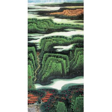 庄利经国画山水东岳泰山胜境字画之家