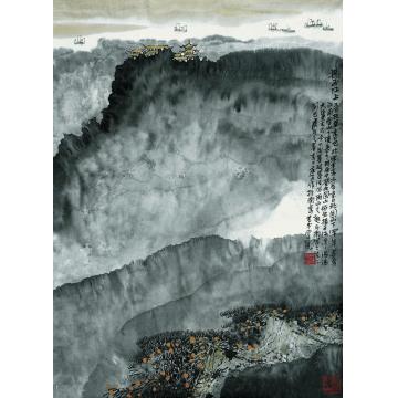 庄利经国画山水扬子江上字画之家