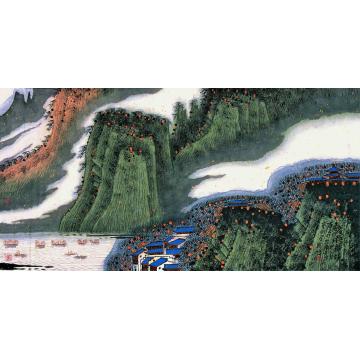 庄利经国画山水蜀江胜境字画之家