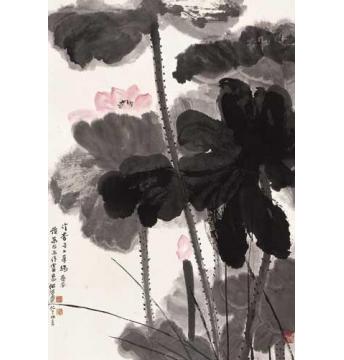 何海霞国画花鸟冷香飞上笔端字画之家