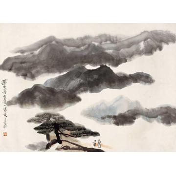 何海霞油画风景唐人诗意字画之家