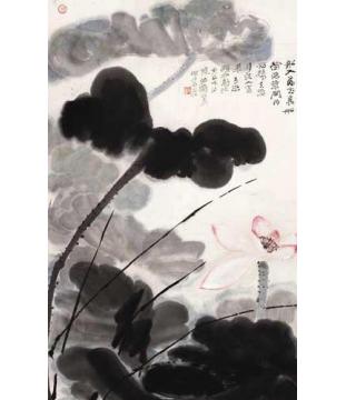 何海霞国画花鸟清香入室来字画之家