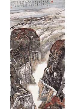 何海霞国画山水太行山字画之家