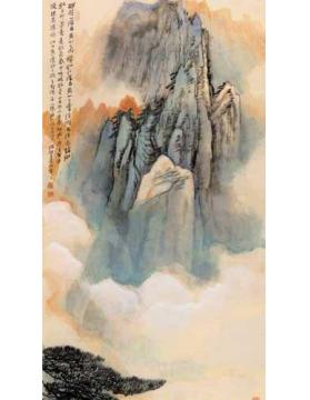 何海霞国画山水黄山云字画之家