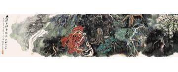 何海霞油画风景春深古柯争缀花字画之家