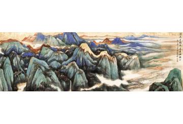 何海霞国画山水风光多绮丽还看祖国山字画之家