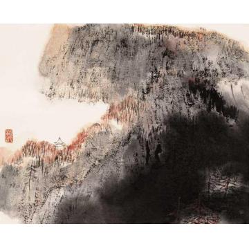何海霞国画山水秋山字画之家