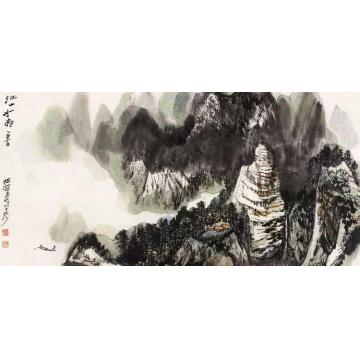 何海霞国画山水江山如画字画之家