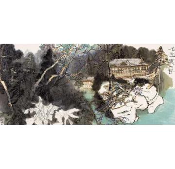 何海霞油画风景名园处处春字画之家