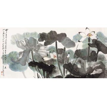 何海霞国画花鸟荷花字画之家