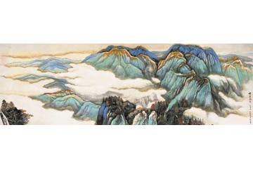 何海霞国画山水晴峦暖翠字画之家