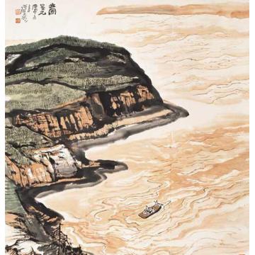 何海霞油画风景北国风光字画之家
