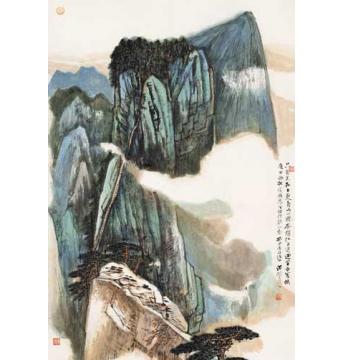 何海霞国画山水华山图字画之家
