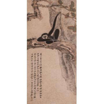 张大千国画动物谢恩图字画之家