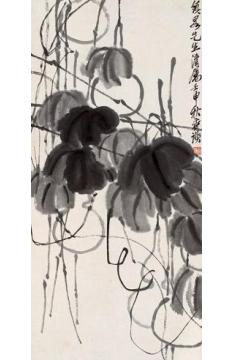 齐白石油画静物葫芦图字画之家