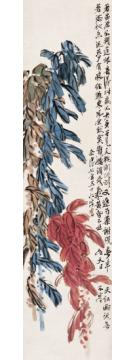 齐白石国画花鸟老少年图字画之家