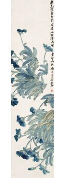 齐白石国画花鸟蝴蝶兰图字画之家
