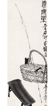 齐白石油画静物渔家乐图字画之家