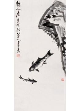 唐云国画动物拟八大山人笔意字画之家