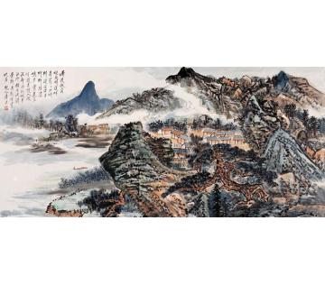 唐云国画山水山水字画之家