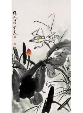 唐云国画花鸟荷花字画之家