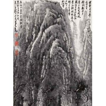 李可染国画山水水墨山水字画之家