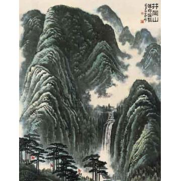 李可染国画山水井岗山字画之家