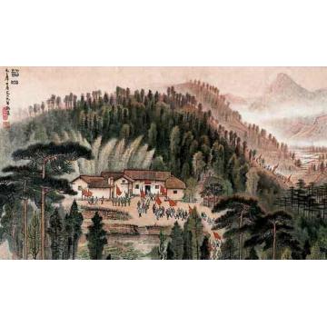 李可染油画风景韶山字画之家