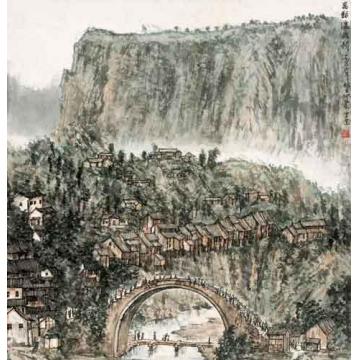李可染国画山水万县字画之家