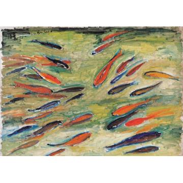 刘海粟国画动物鱼字画之家