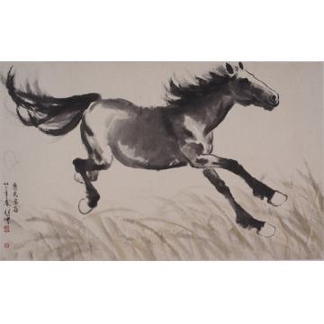 徐悲鸿国画动物奔马字画之家