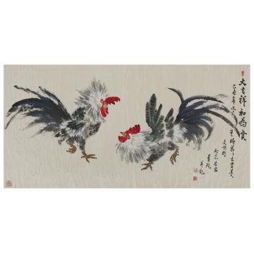 刘文顺国画花鸟大吉祥  和为贵字画之家