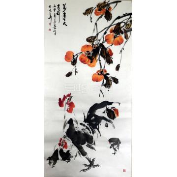 墨豪国画花鸟万事大吉祥字画之家