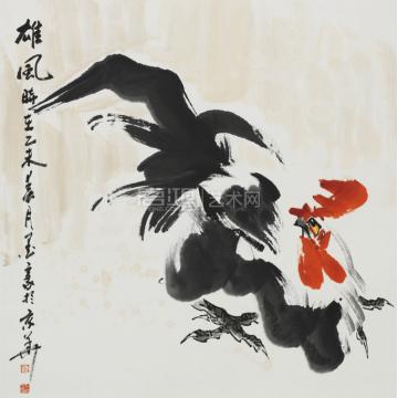 墨豪国画花鸟雄风字画之家