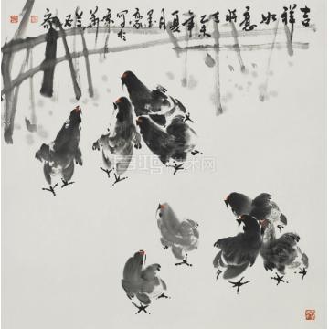 墨豪国画花鸟吉祥如意字画之家