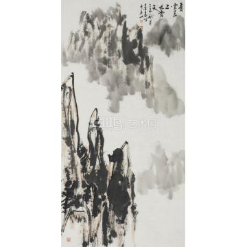 墨豪国画山水青云直上九霄天字画之家