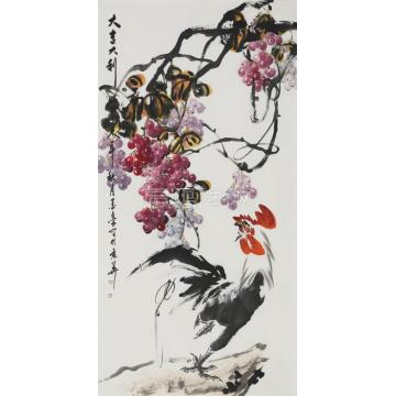 墨豪国画花鸟大吉大利字画之家